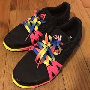 Stella McCartney for Adidas rainbow sneakers