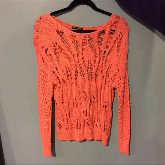 American Eagle coral sweater