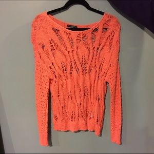 American Eagle coral sweater