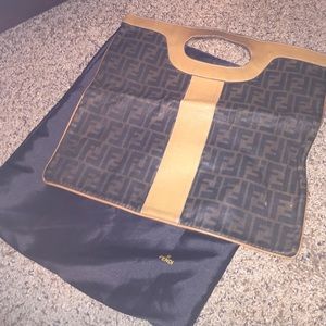 Authentic Fendi Tote Clutch