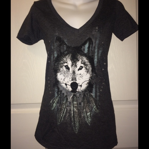 Empyre gray wolf t-shirt, S