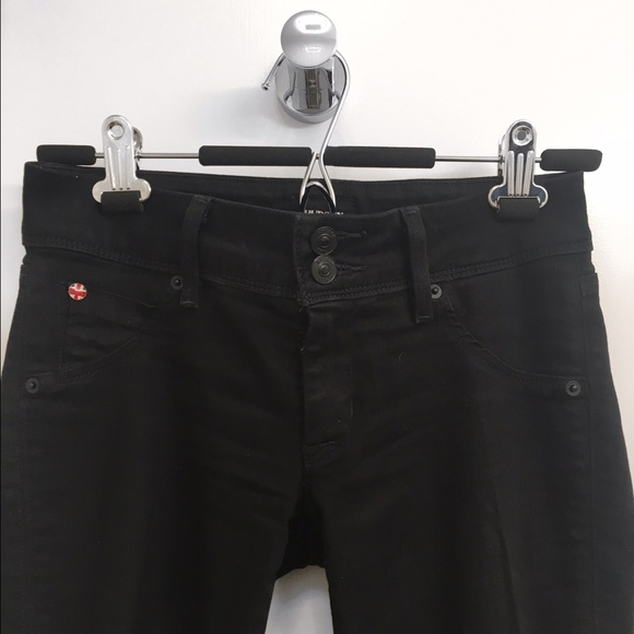 Size 25, WOMENS Hudson Black Slim Jeans