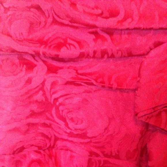 Red Ruffled Formal Dress - Picture 2 of 4