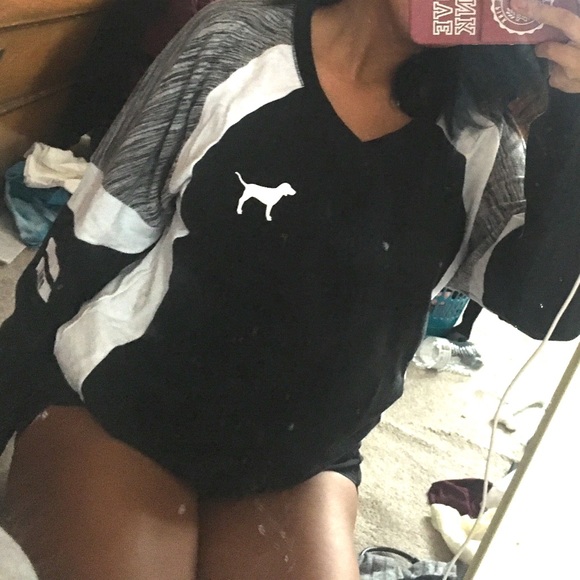 PINK Varsity Pullover