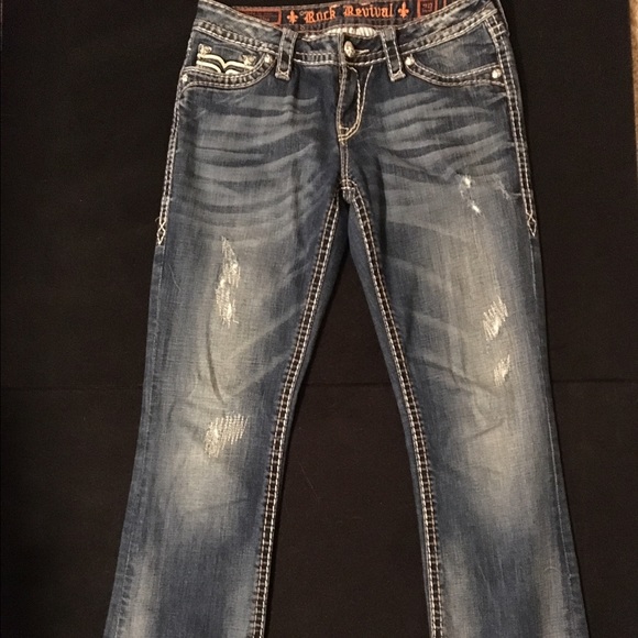Women's Size 29 "Penny" Rock Revival Jeans, EUC