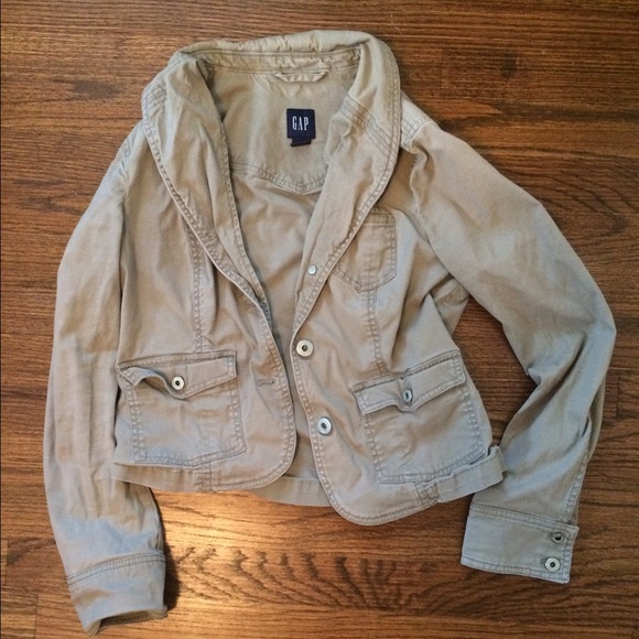 Gap green khaki jacket
