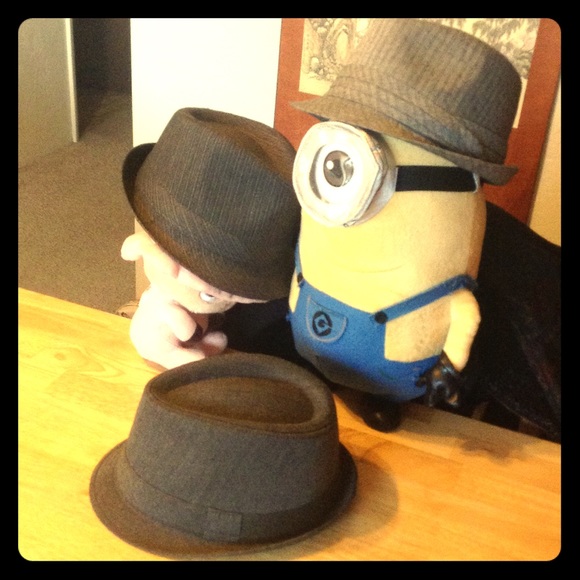 Men's Light and Dark Gray Hats, New, 2 Available - Picture 1 of 4