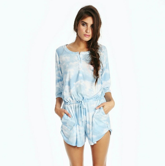 NWOT! Wildfox Above The Clouds Forest Romper