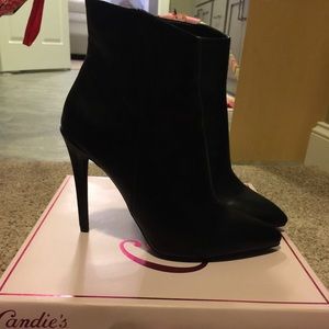 Candies black booties