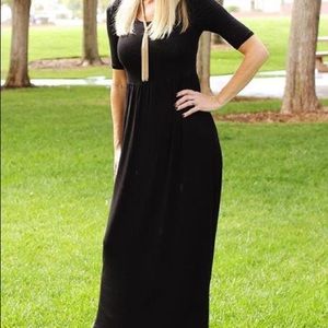 Maxi black dress