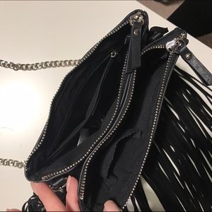 Aldo Bags - Aldo Black Fringe Cross-Body Aldo Bags - Aldo Black Fringe Cross-Body