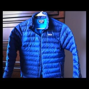 Boys size large Patagonia down jacket.