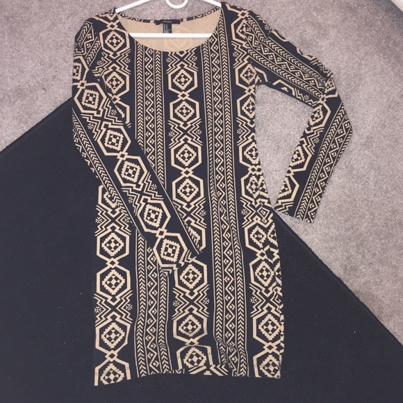 Tribal body-con dress