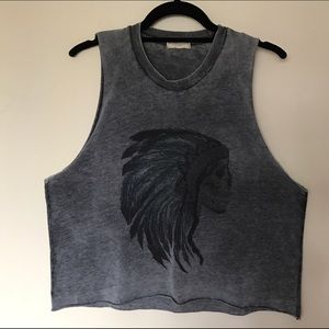Gray Brandy Melville/ John Gault Muscle Tank