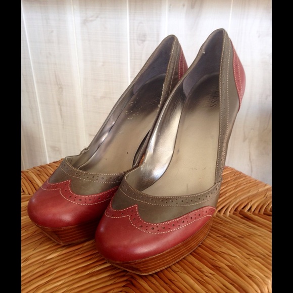 Wing Tip Platform Heels