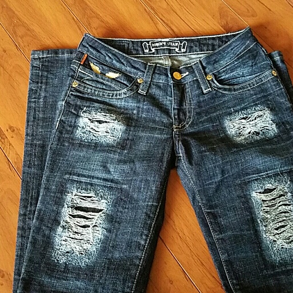 Authentic Kids Distressed Robin's Jean