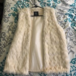 Faux fur vest