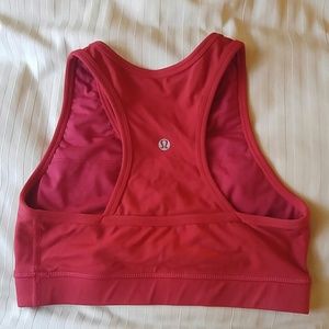Red Lululemon Sports Bra