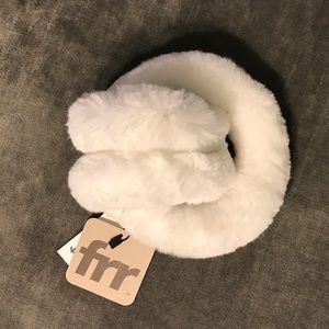 Fur Ear Muffs (White Rabbit)