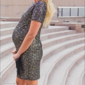 Pink Blush maternity dress