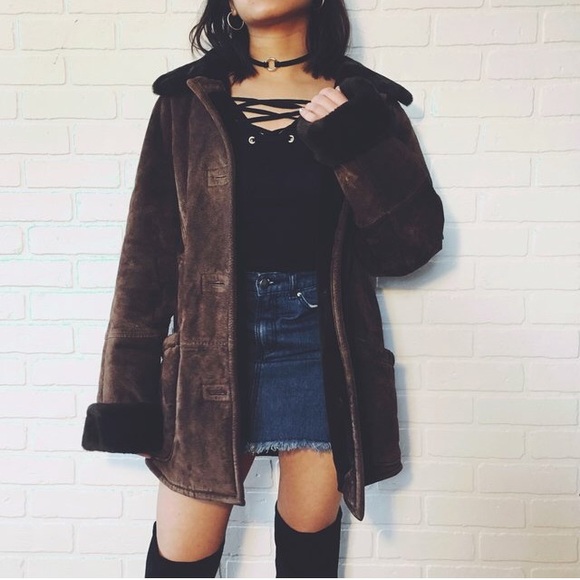 🚫SOLD🚫🆕Chocolate Teddy Bear Coat - Picture 4 of 4