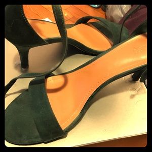 Dark Green pumps