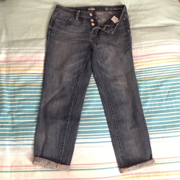 Kate Spade Saturday "The Kick It Jeans" - Picture 2 of 4