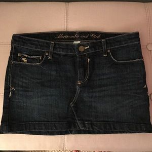 Abercrombie & Fitch jean mini skirt