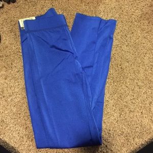 PINK LEGGINGS Bright blue metallic