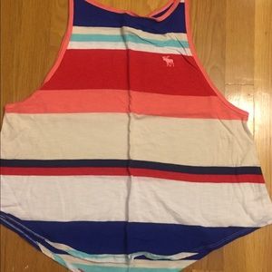 Multi stripped tank top from A&F