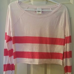Pink crop top sz small