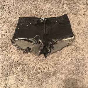 Urban Outfitters High Waist Jean Shorts