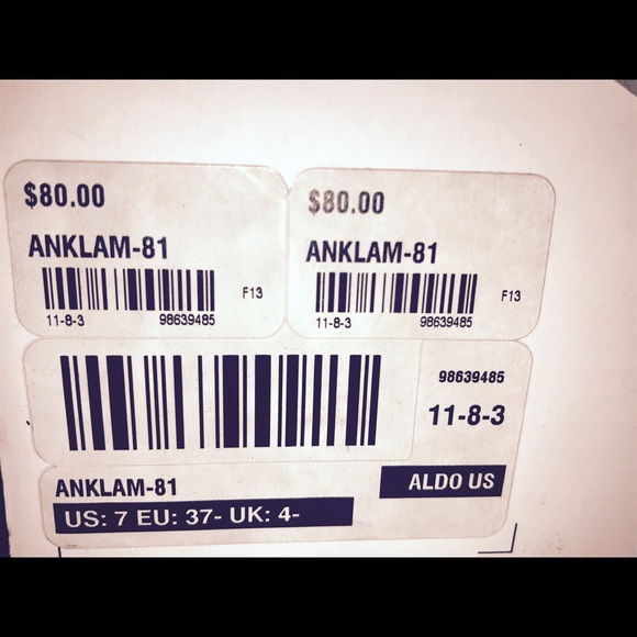 ALDO HEEL SZ 7 - Picture 2 of 2