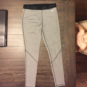 Nike fleece lined dri-fit tights