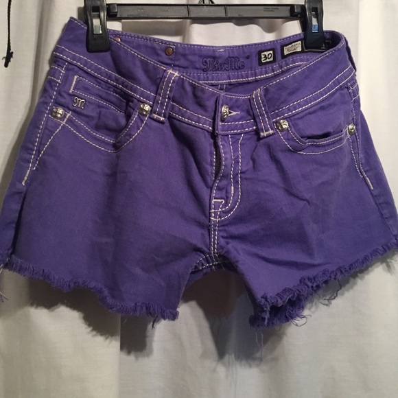 Miss me purple shorts