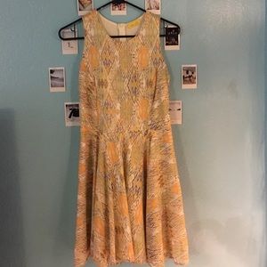 A yellow green summer dress