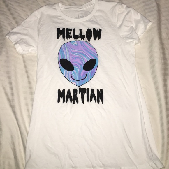 Short sleeve "mellow martian" t-shirt
