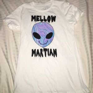 Short sleeve "mellow martian" t-shirt