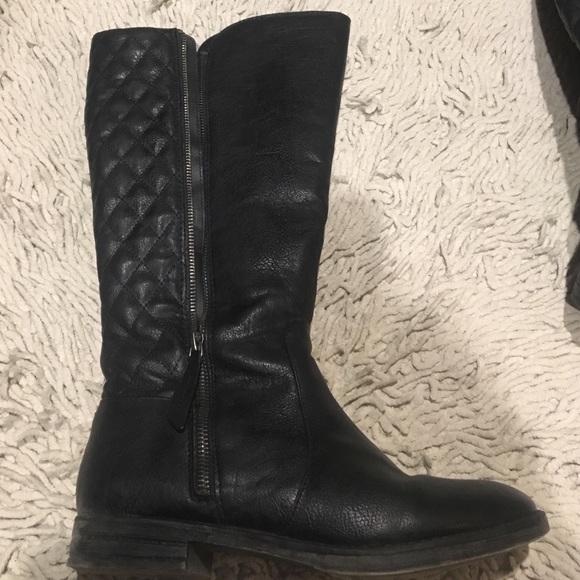 Mia black riding boots