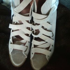 Hello I have these cute nude lace up bootie