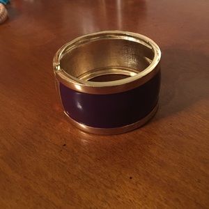 Purple and gold bangle