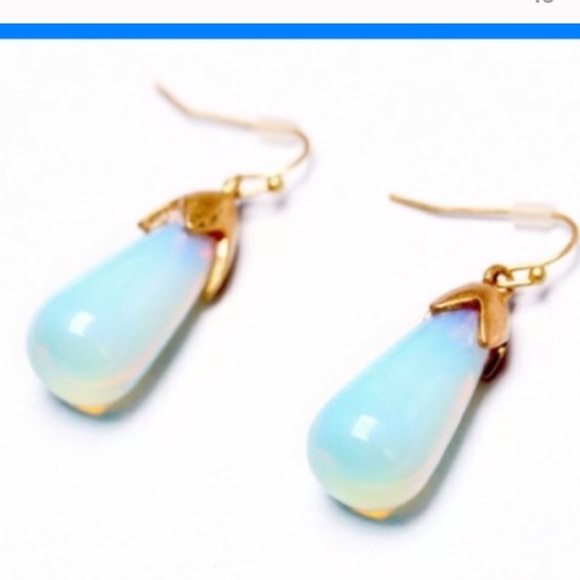 Opalescent Drop Earrings