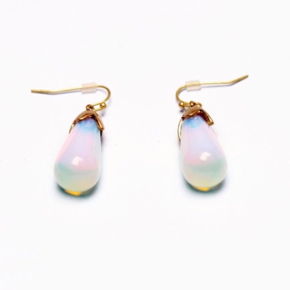 Opalescent Drop Earrings - Picture 2 of 2