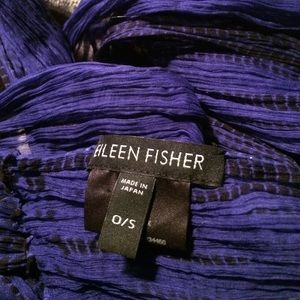Eileen Fisher Silk Scarf Navy