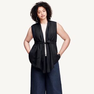 Who What Wear belted Tie Vest