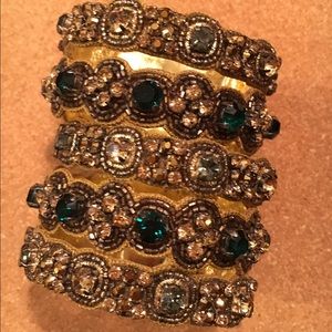 Beautiful Deepa Gurnani Statement Cuff Bracelet