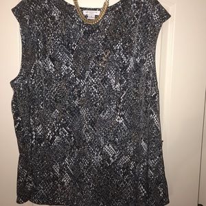 Sleeveless Liz Claiborne Dress Shirt