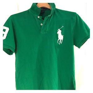 CUSTOM-FIT COTTON MESH POLO BY RALPH LAUREN.