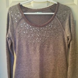 Maurices sz small rhinestone sweatshirt