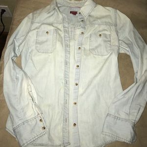 Small button up denim Mossimo shirt